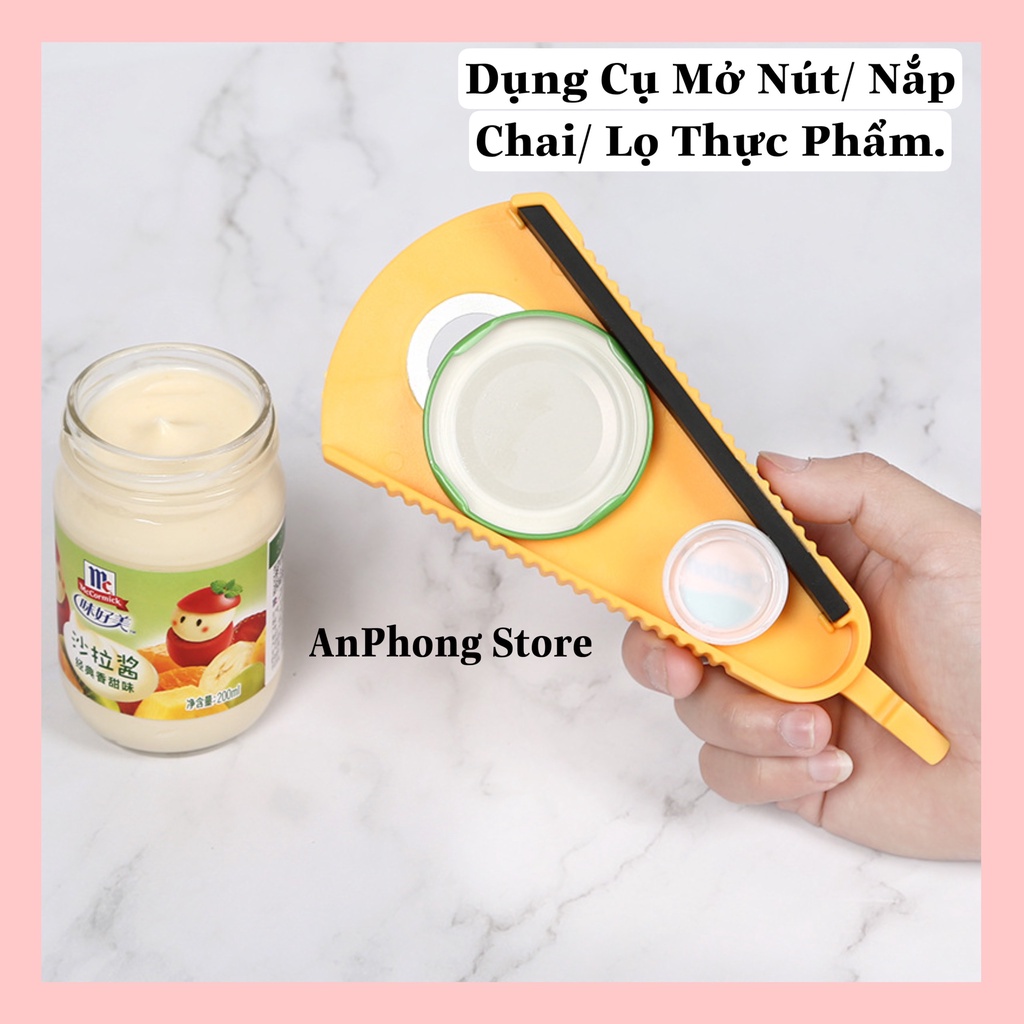 [Mới] Dụng Cụ Mở Nút/ Nắp Chai/ Lọ Thực Phẩm/ Lon Nước Ngọt Kiểu Dáng Chữ V Tiện Dụng.