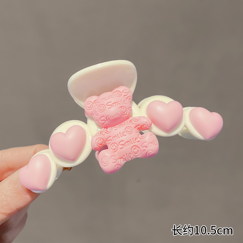 Kẹp Tóc Cỡ Lớn Trong Suốt Thời Trang Mùa Hè Xinh Xắn