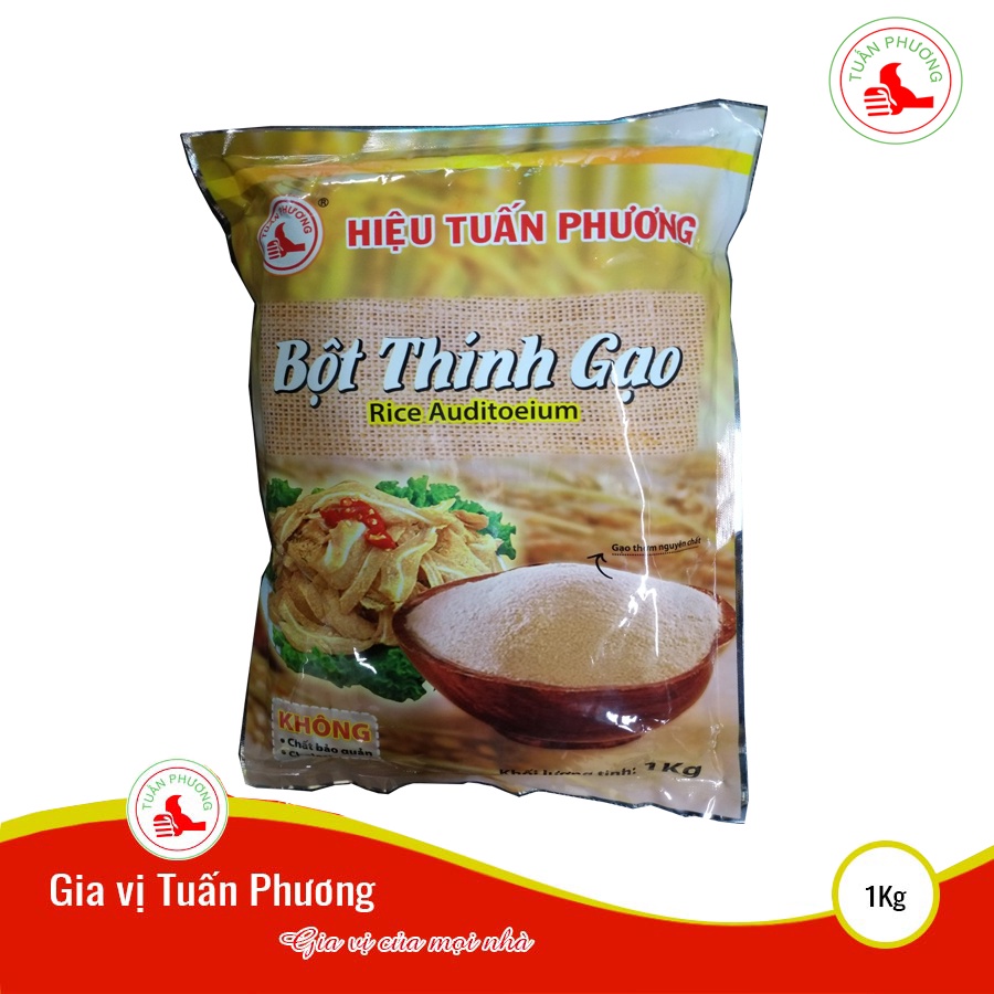 Bột thính gạo thương hiệu tuấn phương 1kg
