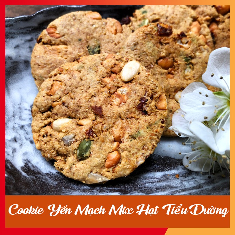 Bánh Ăn Kiêng 🍪 GIẢM CÂN 🍪 Cookie Yến Mạch Mix Hạt Tiểu Đường_ Bánh dành cho người tiểu đường ăn kiêng, giảm ký | BigBuy360 - bigbuy360.vn