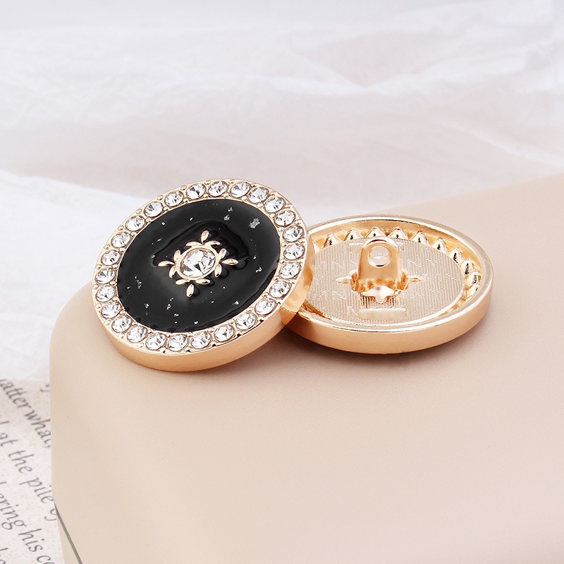 Nút Áo Khoác Vest Chất Liệu cashmere Cao Cấp Đính Đá Sang Trọng 24H