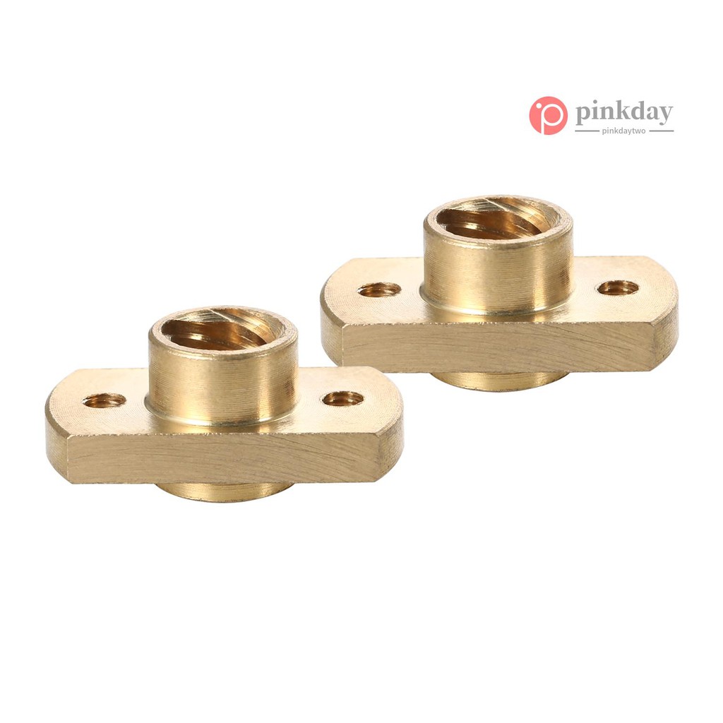 Ready stock Aibecy 2pcs Brass T-Shape Lead Screw Nut 8mm Compatible with Anet ET4 ET4X ET4PRO ET5 ET5PRO 3D Printer Z Axis