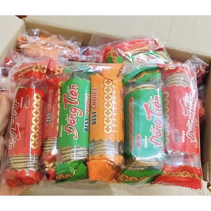 Bánh quy đồng tiền tuổi thơ thơm ngon giòn giòn giá rẻ