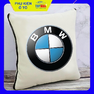 Chăn & gối 2in1 logo BMW dành cho xe hơi