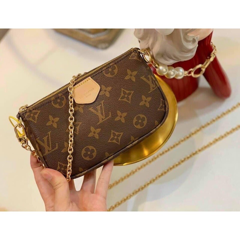 Túi Cắp Nách Dây Xích Mix Ngọc | BigBuy360 - bigbuy360.vn