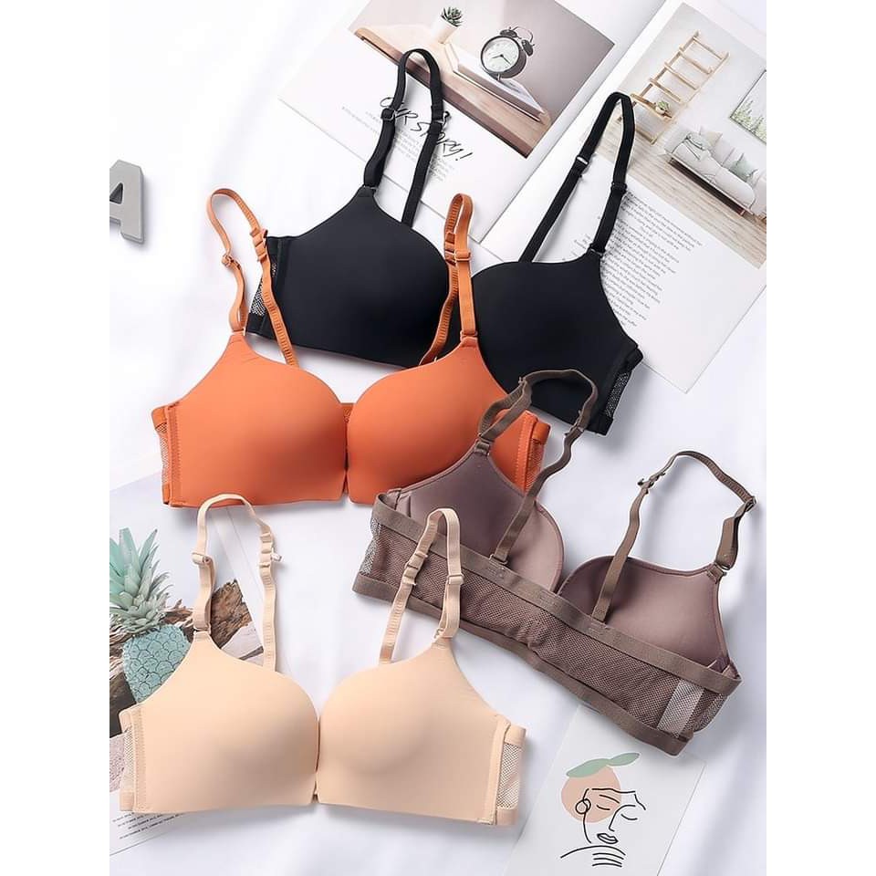 Bộ lót cài trước Hoàng Oanh Underwear, Set nội y su trơn tạo khe ngực mã b171 | BigBuy360 - bigbuy360.vn