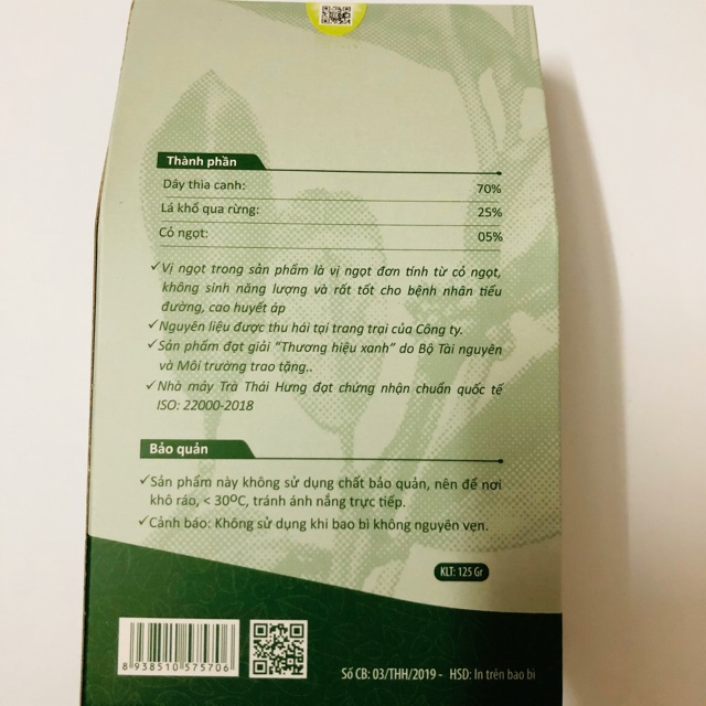 Trà thìa canh khắc tinh tiểu đường Thái Hưng, trà thảo dược thiên nhiên | BigBuy360 - bigbuy360.vn