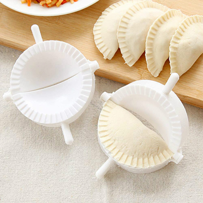 JOSMOMO 7CM / 8CM / 10CM Cấp thực phẩm Máy làm bánh bao Da Khuôn làm Bánh bao Tự làm Máy làm Bánh Bao Da Bánh Bao Hoành thánh Khuôn Hấp Mì Bánh bao Da Máy làm bánh bao (3 cái / bộ)