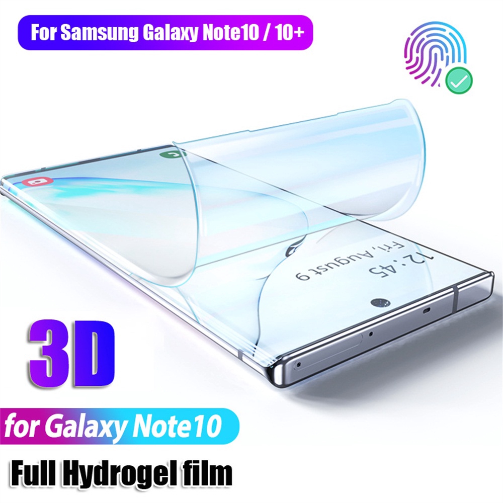 Miếng dán dẻo siêu mỏng TPU 3D HD dành cho màn hình điện thoại Samsung Galaxy Note 10 / 10+ Plus