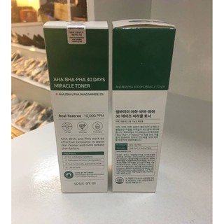 Toner AHA – BHA – PHA 30 Days Miracle Toner