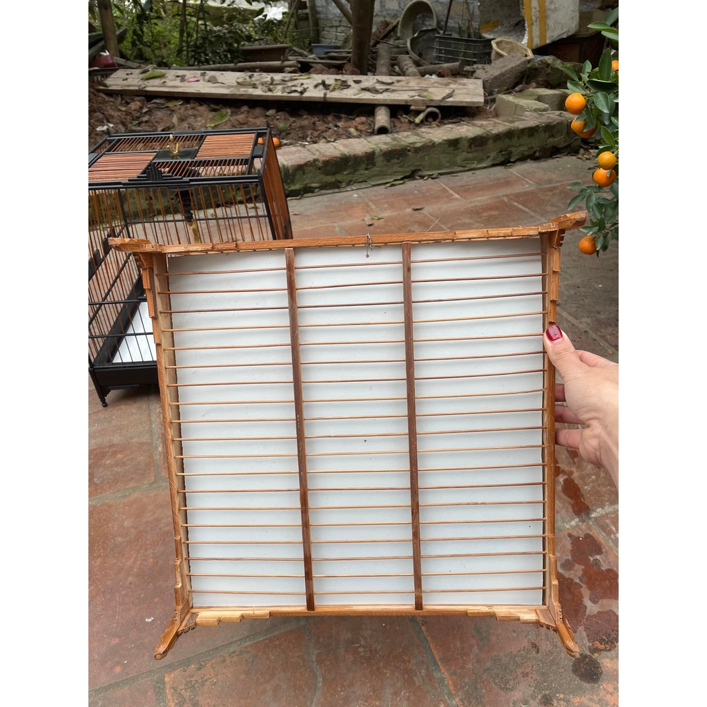 KHUNG LỒNG CHIM TRE GIÀ, TRÚC GIÀ HM CHÀO MÀO VÂN ĐẸP CHẮC CHẮN GIÁ RẺ TỰ RÁP SIÊU DỄ