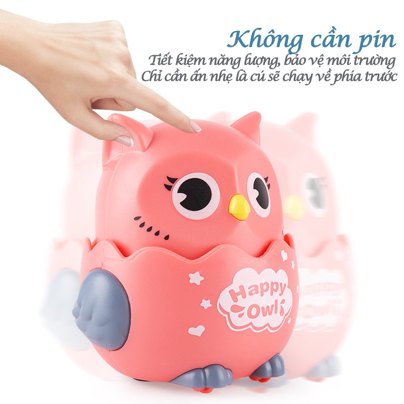 Đồ chơi ngoài trời vui nhộn chim cú mèo chạy cót BeThongMinh