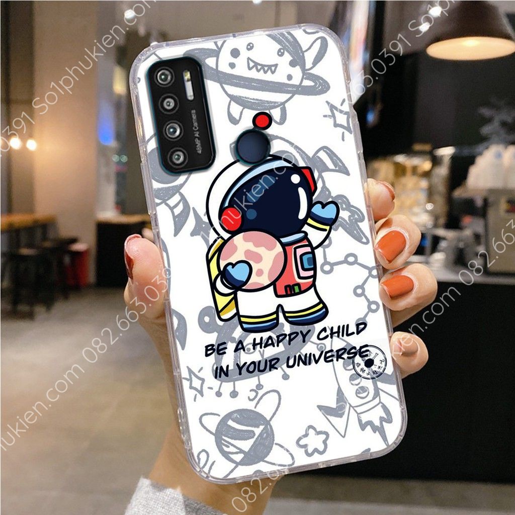 ỐP LƯNG VSMART STAR 3 STAR 4 STAR 5 LIVE 4 JOY 4, IN HÌNH PHI HÀNH GIA NGỘ NGHĨNH ĐÁNG YÊU.