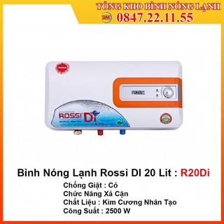 Bình nóng lạnh Rossi ngang 20L R20Di