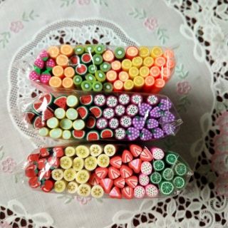 Combo 50 thanh nail đất sét trái cây