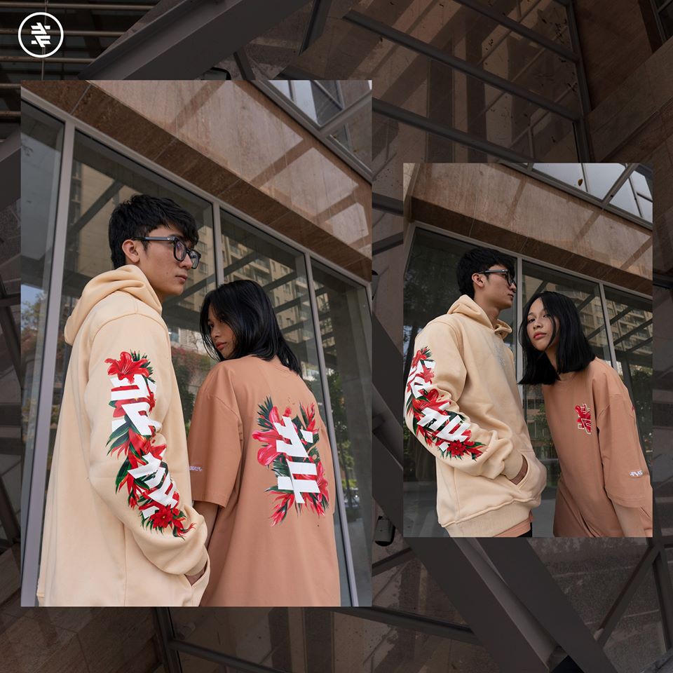 Áo hoodie nỉ bông có mũ Flagger Blooming UNISEX - YÊU LÀ ĐỦ | BigBuy360 - bigbuy360.vn