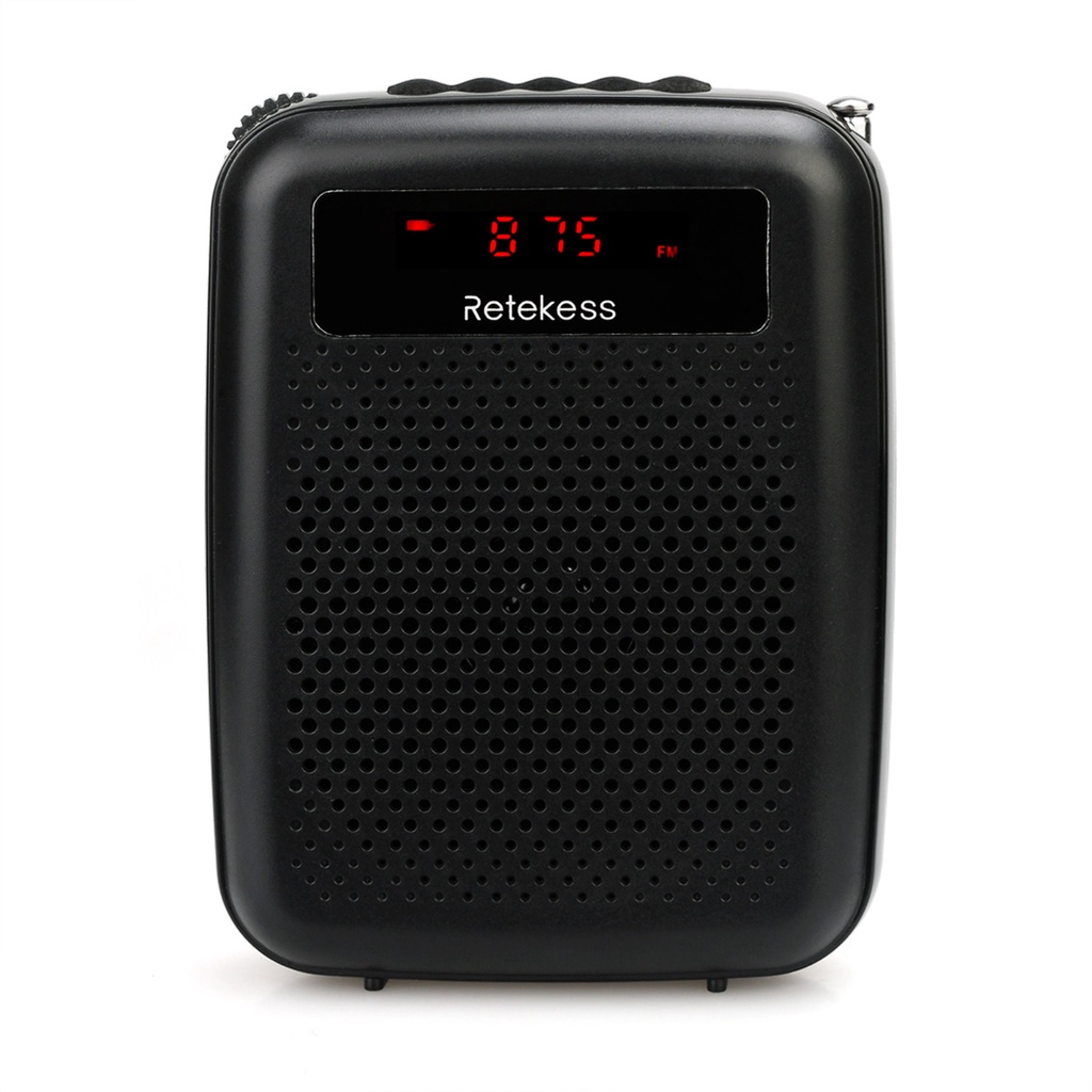 Loa Khuếch Đại Âm Thanh Kỹ Thuật Số Mini 12W Retekess PR16R Bằng ABS Nhỏ Gọn Đa Năng Cho Giáo Viên
