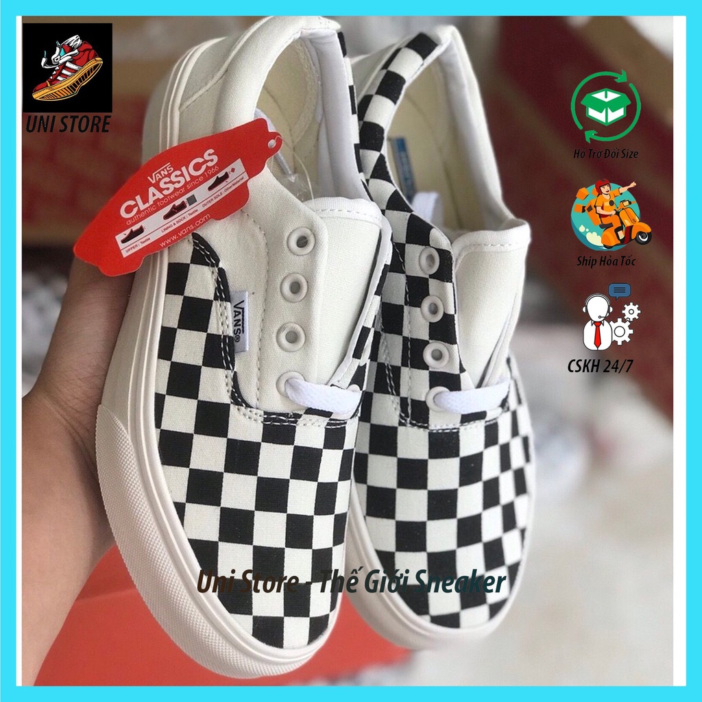 Giày Vans Đen Classic Vault, Giày Vans Nam Nữ Thể Thao Cao Cấp Full Box