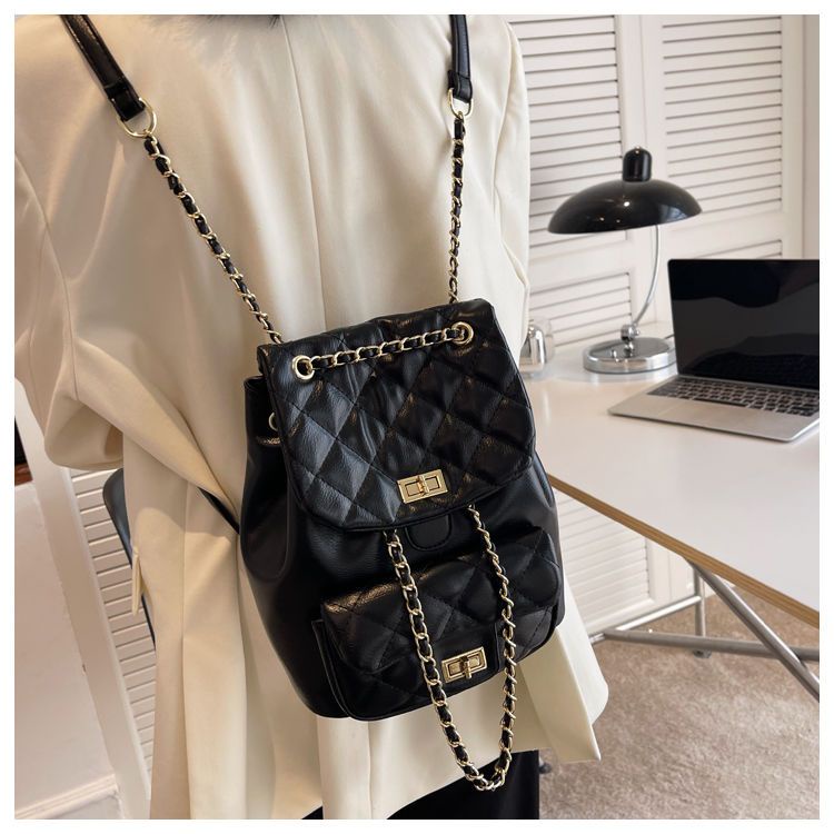 Chuwanglin Balo Da Dây Xích Thời Trang Cho Nữ