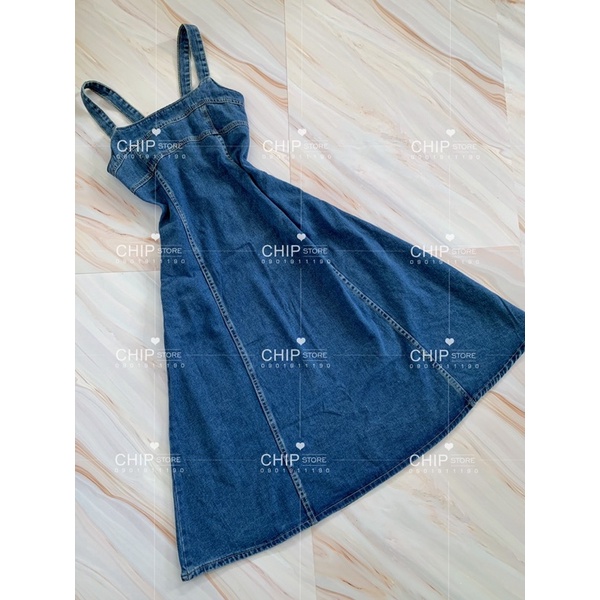 VÁY JEAN DENIM CHỮ A CÓ TÚI KOREA MANG ĐƯỢC NHIỀU KIỂU