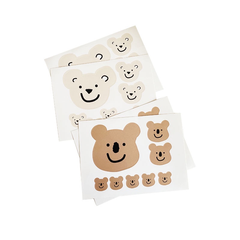 Miếng Dán Hình Mặt Cười Trang Trí Sổ Tay/Điện Thoại Phong Cách Hàn Quốc Sáng Tạo