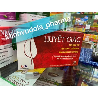 Viên Huyết Giác - Tan bần tím, tiêu sưng giảm đau, mau lành vết thương (hộp 30 viên)
