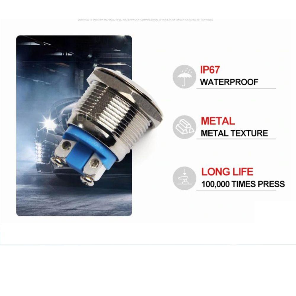 Nút Nhấn Bật / Tắt Còi Tạm Thời 16mm