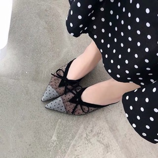 Sục lưới nơ chấm bi