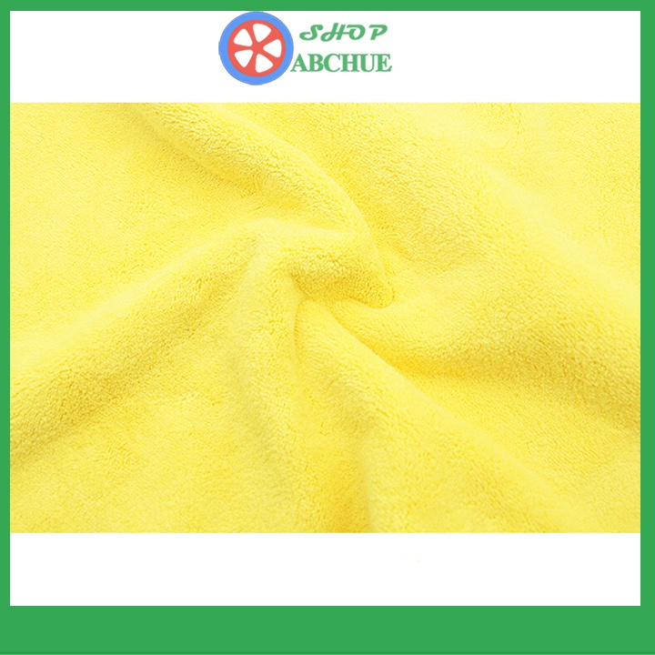 Khăn lau xe hơi, khăn rửa xe ô tô chuyên dụng Microfiber 2 lớp 30x30cm, 30x60cm