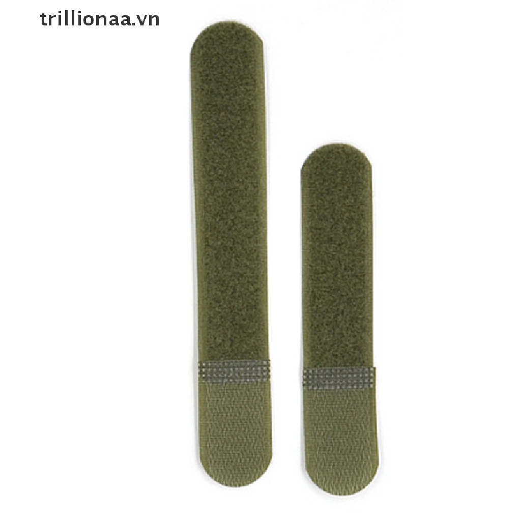 Trillionaa Bộ 5 Dây Đai nylon Buộc Cáp Có Thể Tái Sử Dụng Kèm Móc Và Khóa Vòng Tròn Sử Dụng.