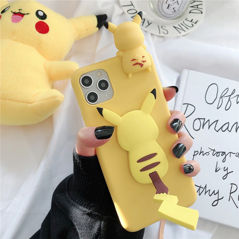 Ốp Điện Thoại Mềm Thiết Kế Pikachu Cho OPPO A31 A93 A5 A9 2020 F11 F9 PRO A3S A5S RENO 5 2F 2 F7 A15 S A54 A74 A94