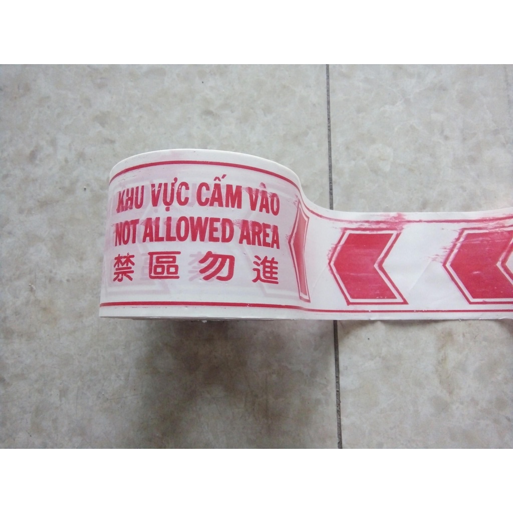 Cuộn dây rào cảnh báo khu vực cấm vào loại đẹp , dây an toàn công trường, khu vực cách ly