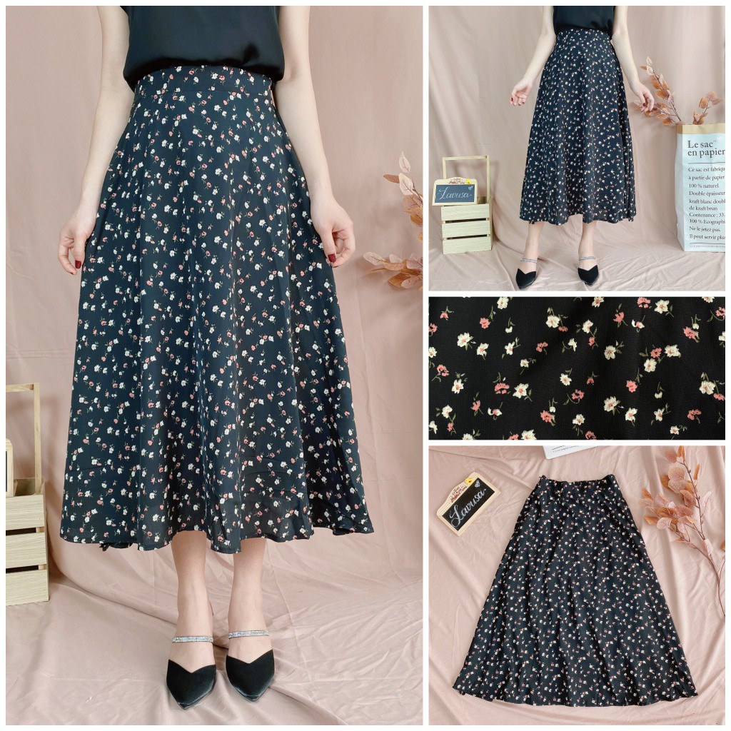 Chân Váy Hoa Nhí Vintage Nhiều Màu Hàng Quảng Châu 💖 𝘍𝘳𝘦𝘦𝘴𝘩𝘪𝘱 💖 Chân Váy Dài Vintage 2 Lớp [ Ảnh Thật / Video] CV27 | BigBuy360 - bigbuy360.vn