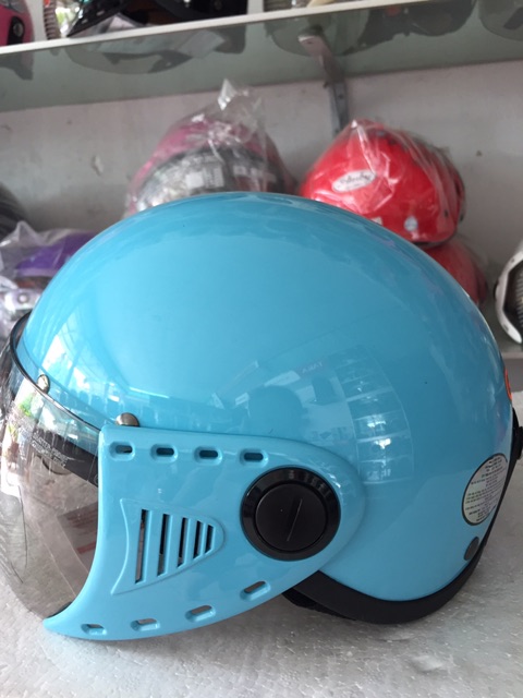 Mũ bảo hiểm nửa đầu có kính GRS A08k Size bé ( nhiều màu)