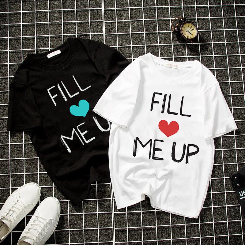 Áo thun unisex fill me up form rộng vải dày mịn 2019T950
