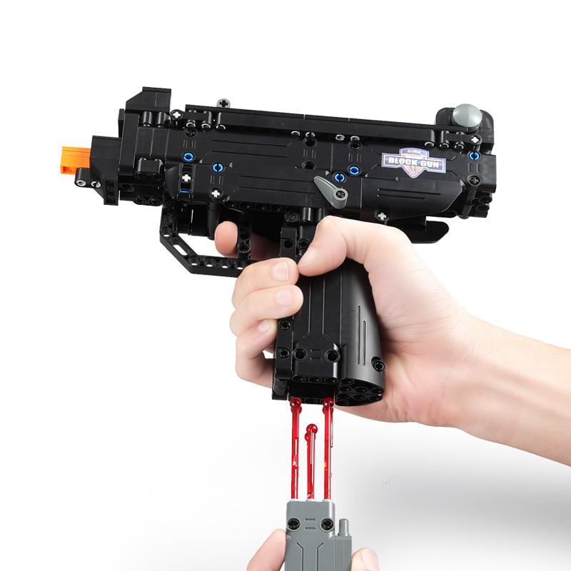 [Hàng Chính Hãng] Bộ Đồ Chơi Xếp Hình CaDA Lắp Ráp LEGO Mô Hình PUBG Súng Mini Gun Uzi 359 Mảnh Ghép