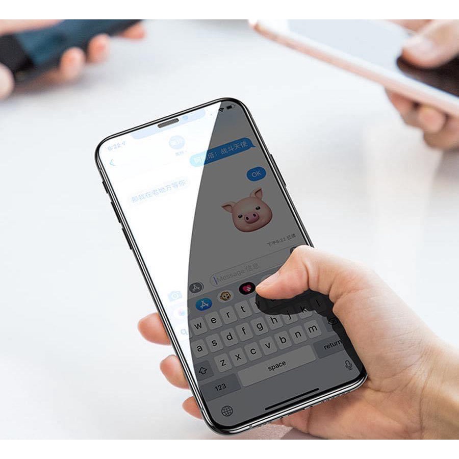 Kính cường lực iphone chống nhìn trộm kingkong 13promax 13 pro 12pro 12promax 11promax 11pro xs max full màn hình WK