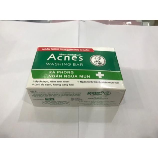 XÀ PHÒNG KHÁNG KHUẨN NGỪA MỤN ACNES WASHING BAR BÁNH 75gr | BigBuy360 - bigbuy360.vn