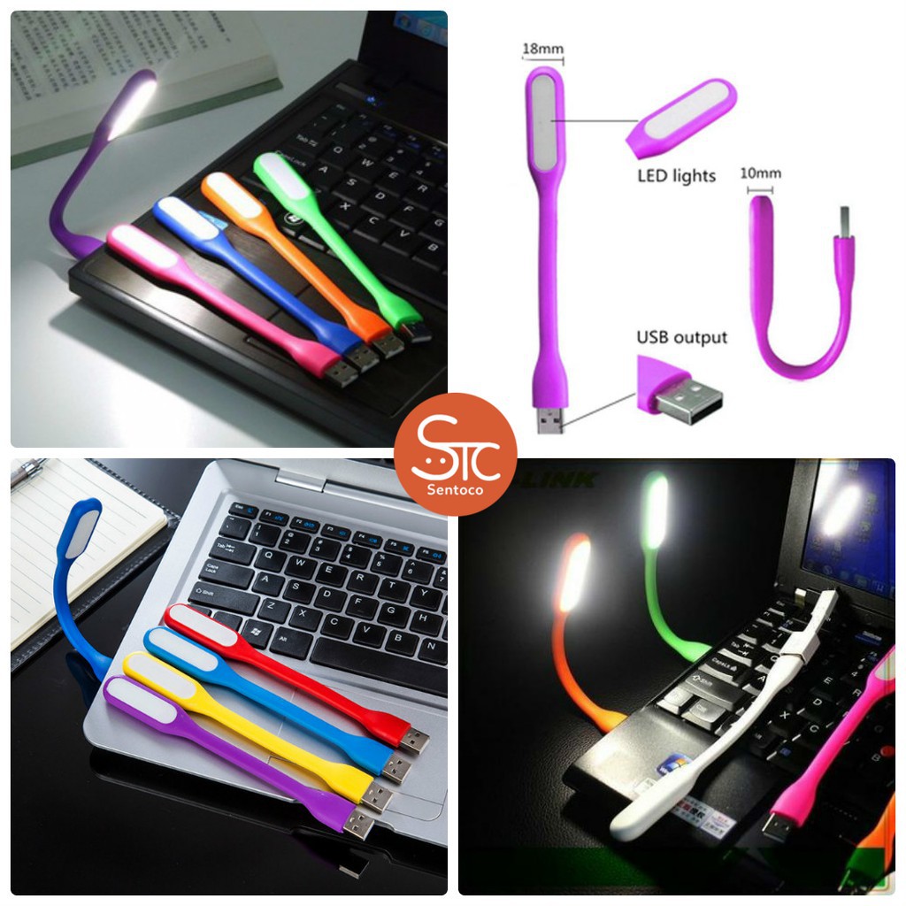 ĐÈN LED SIÊU SÁNG GẮN CỔNG USB NHIỀU MÀU