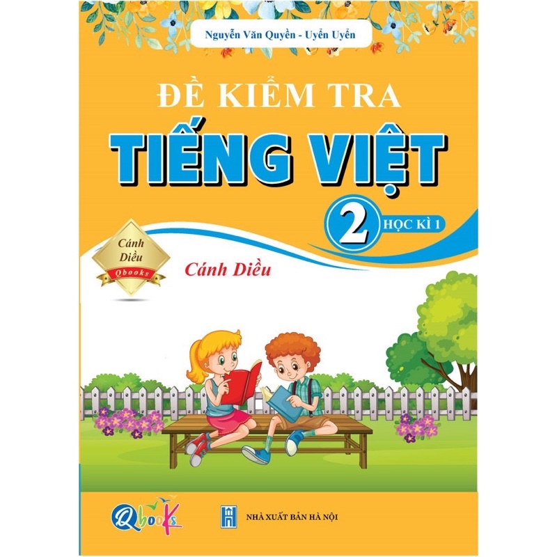 Sách -  Đề Kiểm Tra Toán và Tiếng Việt Lớp 2 - Cánh Diều - Học Kì 1