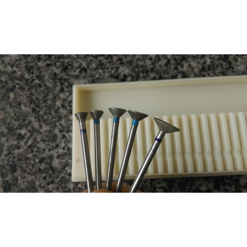 Mùi mài kim cương hình dù đủ size 2.35mm