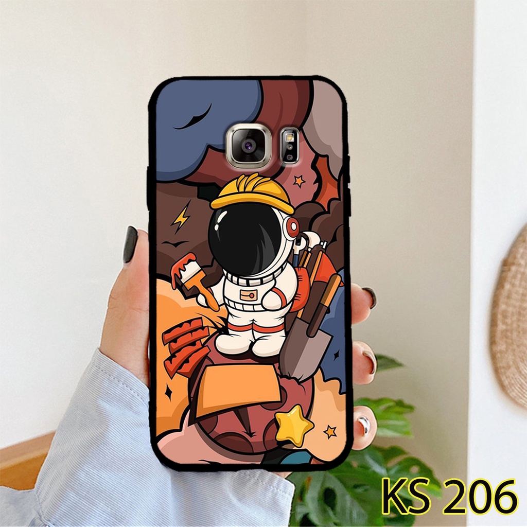 Ốp lưng Samsung Note 3/Note 4/Note 5 in hình Phi Hành Gia siêu đẹp, độc, lạ_KINGSTORE.HN_Ốp SS