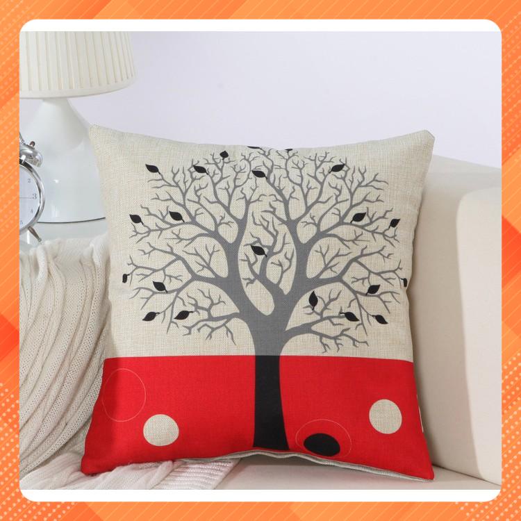 Gối tựa lưng, trang trí sofa mã cây màu M1