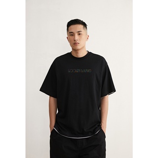 Áo thun basic IFASHION looks basic chất cotton nam nữ tay lỡ ver thin strokes LB03