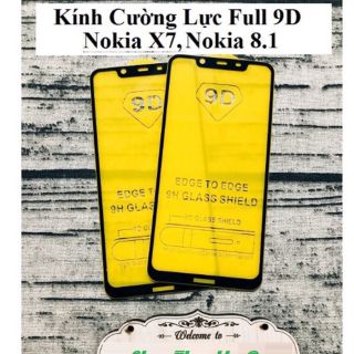 [ Nokia X7, 8.1 plus] Kính cường lực full 9D Nokia X7, 8.1 plus