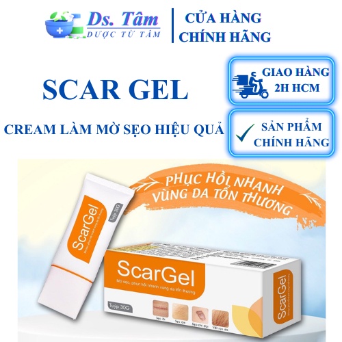 Scar gel làm mờ sẹo, phẳng vết sẹo . SCARGEL