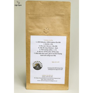 [Nhập mã CAFEFOX09 giảm 50%] Cà phê nguyên chất Arabica + Robusta - FOX CAFE - Đột Phá 1kg