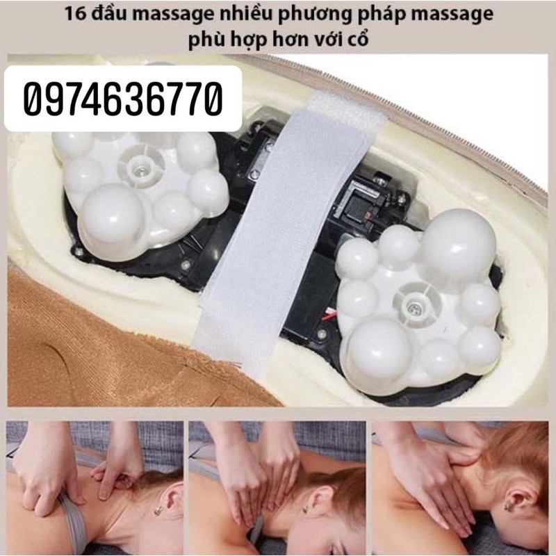 [CHÍNH HÃNG-BẢO HÀNH 5 NĂM]Máy Massage Cổ Vai Gáy Hồng Ngoại Ayosun, Đai massage đa năng, massage vai gáy, Cổ,lưng