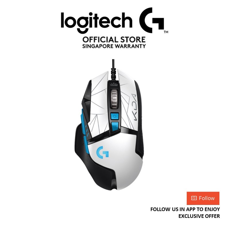 Chuột máy tính Gaming Logitech G502 Hero KDA Hàng Chính Hãng