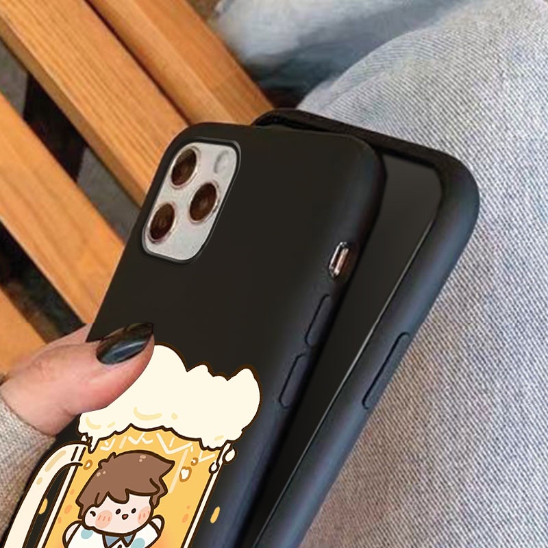 Ốp điện thoại họa tiết đáng yêu thích hợp cho iPhone 12 11 XS Pro Max Mini X XR 8 7 6 6S Plus 5S 5 SE 2020